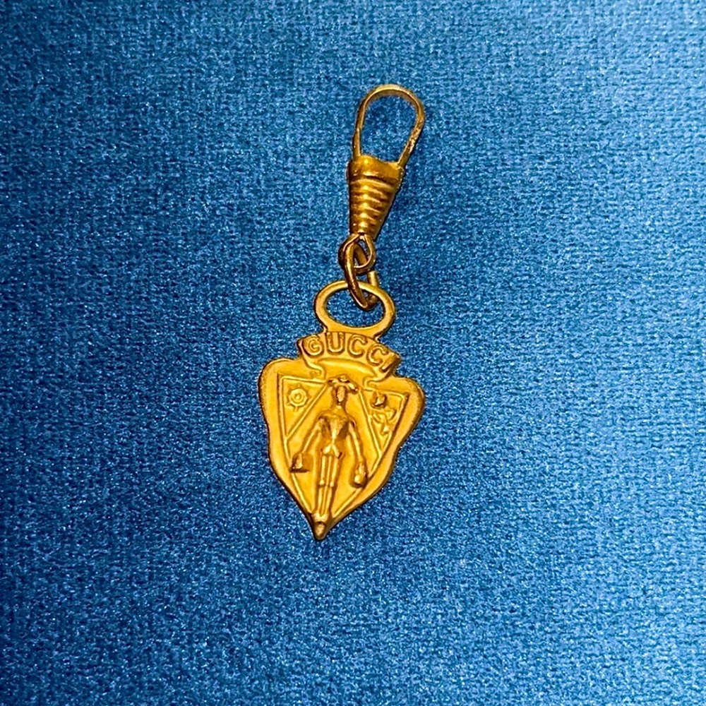 Vintage Gucci Gold Zipper Pull/Charm🌟